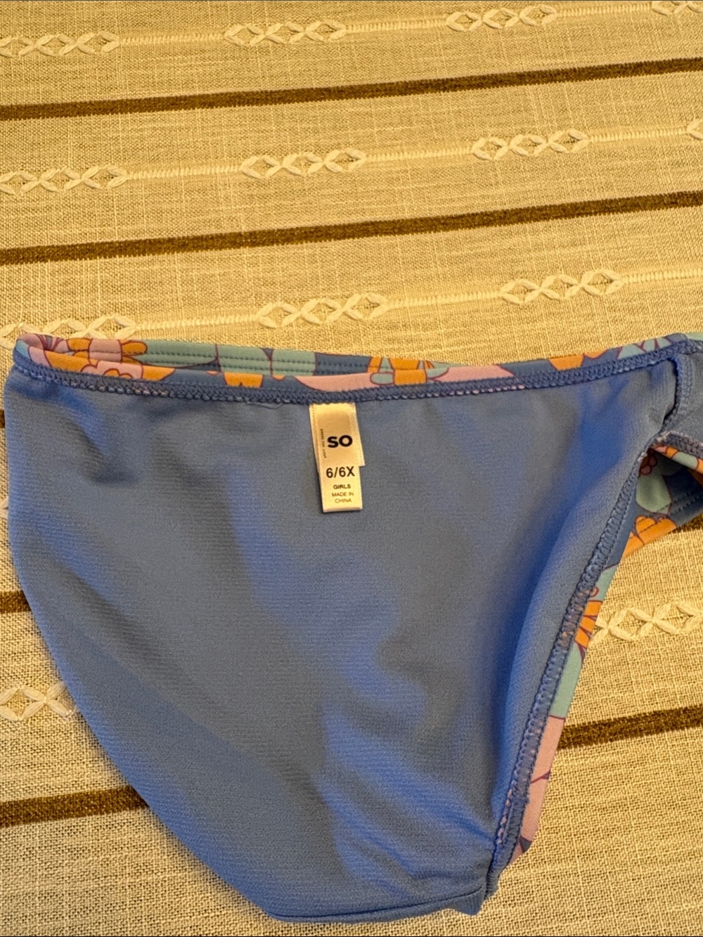 Floral Ruffle Tankini Size 6/6X - Picture 9 of 9